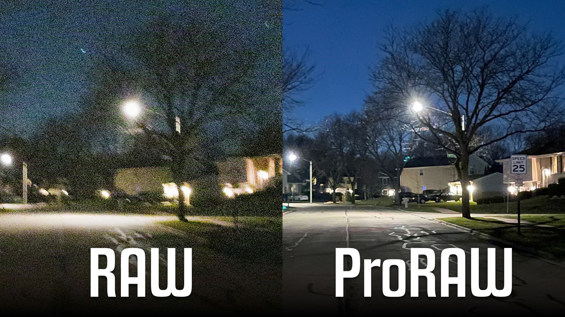 First Look at ProRAW Night Mode Photography on the iPhone 12 Pro