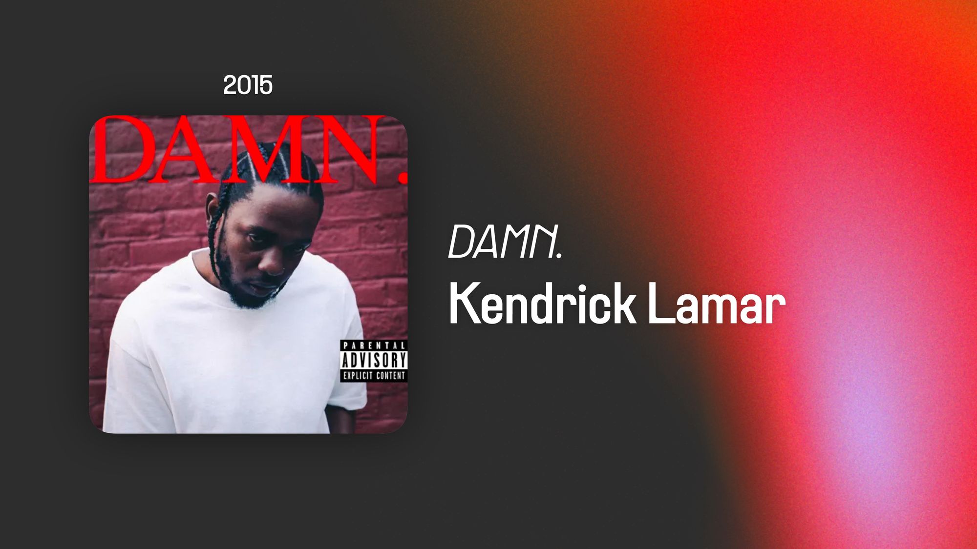 DAMN. (365 Albums)