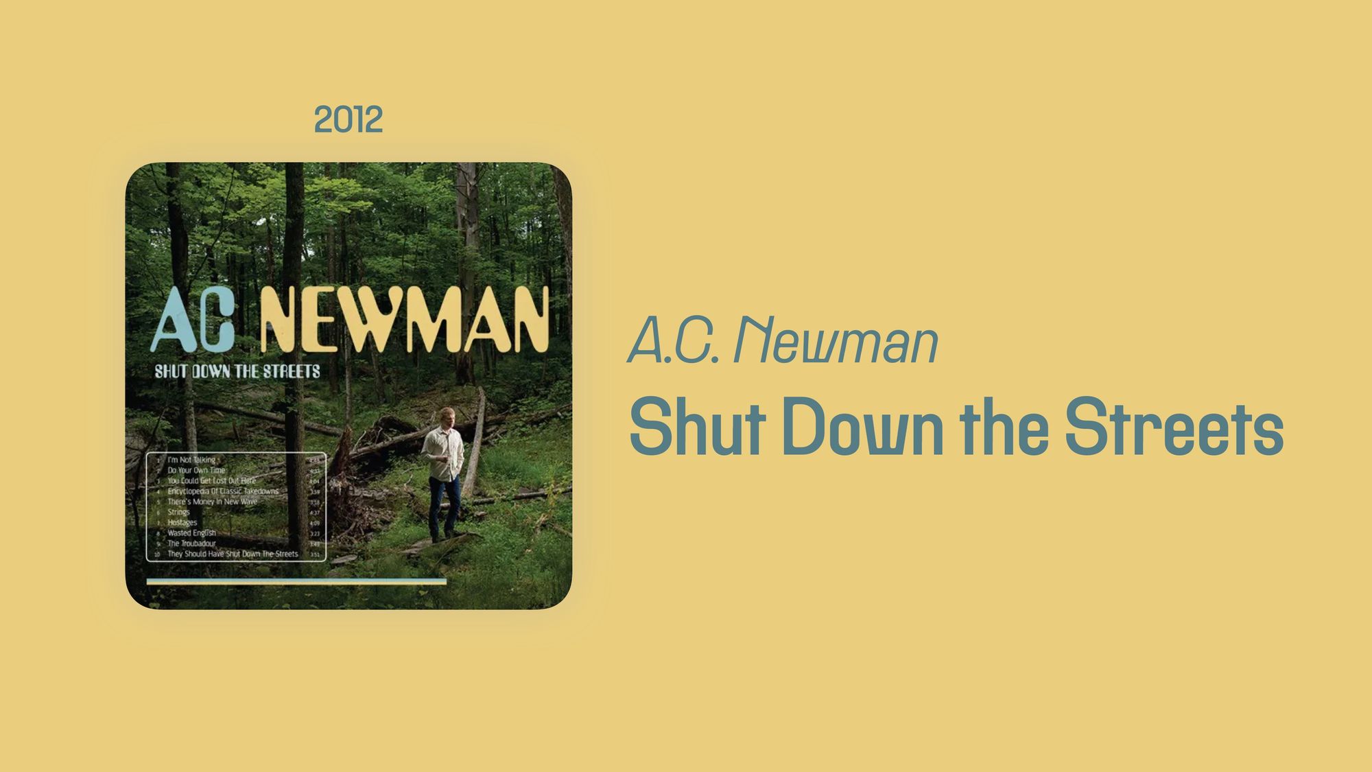 Shut Down the Streets (365 Albums)