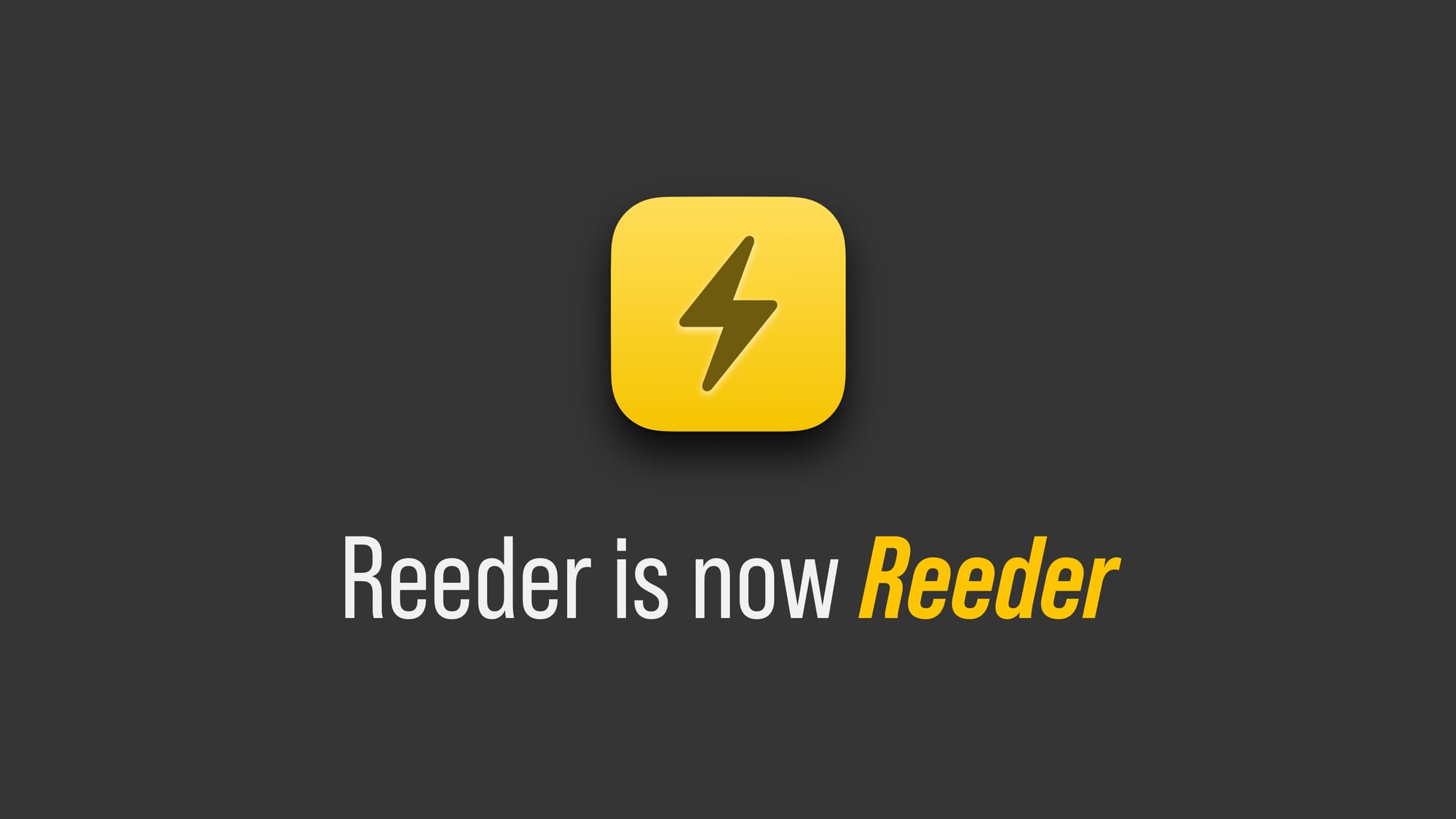 Reeder might be my favorite app in the world, and it kinda got an update